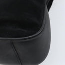 GUCCI Bamboo Hand Bag Suede 2way Black Gold 001 2404 1638 Auth 173894-17