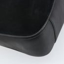 GUCCI Bamboo Hand Bag Suede 2way Black Gold 001 2404 1638 Auth 173894-18