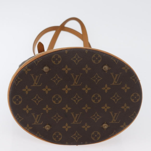 LOUIS VUITTON Monogram Bucket GM Shoulder Bag M42236 LV Auth 173896