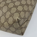 GUCCI GG Supreme Web Sherry Line Tote Bag PVC Beige Gold 40 02 003 Auth 173900-10