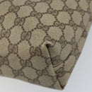 GUCCI GG Supreme Web Sherry Line Tote Bag PVC Beige Gold 40 02 003 Auth 173900-12