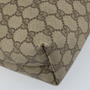 GUCCI GG Supreme Web Sherry Line Tote Bag PVC Beige Gold 40 02 003 Auth 173900-13