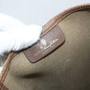 GUCCI GG Supreme Web Sherry Line Tote Bag PVC Beige Gold 40 02 003 Auth 173900-16