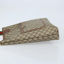 GUCCI GG Supreme Web Sherry Line Tote Bag PVC Beige Gold 40 02 003 Auth 173900-5