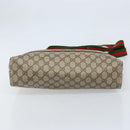 GUCCI GG Supreme Web Sherry Line Tote Bag PVC Beige Gold 40 02 003 Auth 173900-9