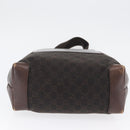GUCCI GG Canvas Tote Bag Brown Silver 28892 Auth 173901-9