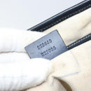 GUCCI GG Supreme Tote Bag PVC Navy Silver 223668 Auth 173902-12
