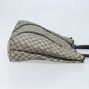 GUCCI GG Supreme Tote Bag PVC Navy Silver 223668 Auth 173902-3