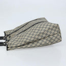 GUCCI GG Supreme Tote Bag PVC Navy Silver 223668 Auth 173902-4
