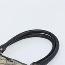 GUCCI GG Supreme Tote Bag PVC Navy Silver 223668 Auth 173902-14