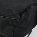 PRADA Shoulder Bag Nylon Black Silver Auth 173903-17