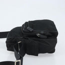 PRADA Shoulder Bag Nylon Black Silver Auth 173903-4