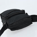 PRADA Shoulder Bag Nylon Black Silver Auth 173903-6