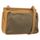 GUCCI Shoulder Bag Canvas Beige Gold Auth 173908-1