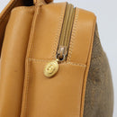 GUCCI Shoulder Bag Canvas Beige Gold Auth 173908-16