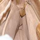 GUCCI Shoulder Bag Canvas Beige Gold Auth 173908-20