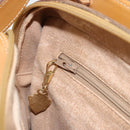 GUCCI Shoulder Bag Canvas Beige Gold Auth 173908-21