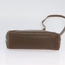 GUCCI GG Supreme Shoulder Bag PVC Beige Gold Auth 173909-6