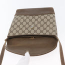 GUCCI GG Supreme Shoulder Bag PVC Beige Gold Auth 173909-11