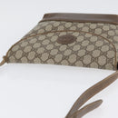 GUCCI GG Supreme Shoulder Bag PVC Beige Gold Auth 173909-7