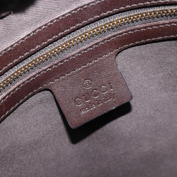 GUCCI GG Canvas Shoulder Bag Beige Gold 109106 Auth 173911