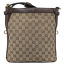 GUCCI GG Canvas Shoulder Bag Beige Gold 109106 Auth 173911-2