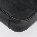 GUCCI Bamboo GG Canvas Hand Bag Black Silver 001 4095 Auth 173913-15