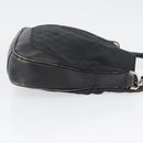 GUCCI Bamboo GG Canvas Hand Bag Black Silver 001 4095 Auth 173913-3
