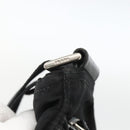 PRADA Shoulder Bag Nylon Black Silver Auth 173914-9