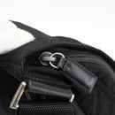 PRADA Shoulder Bag Nylon Black Silver Auth 173914-10