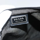 PRADA Shoulder Bag Nylon Black Silver Auth 173914-19