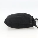 PRADA Shoulder Bag Nylon Black Silver Auth 173914-4