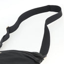 PRADA Schultertasche Nylon Schwarz Silber Original 173914-14