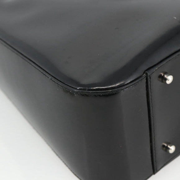 GUCCI Hand Bag Patent leather Black Silver 000 1013 0504 Auth 173915