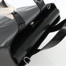 GUCCI Hand Bag Patent leather Black Silver 000 1013 0504 Auth 173915-6