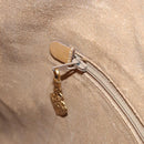GUCCI Micro GG Supreme Hand Bag PVC Leather Beige Gold Auth 173918-21