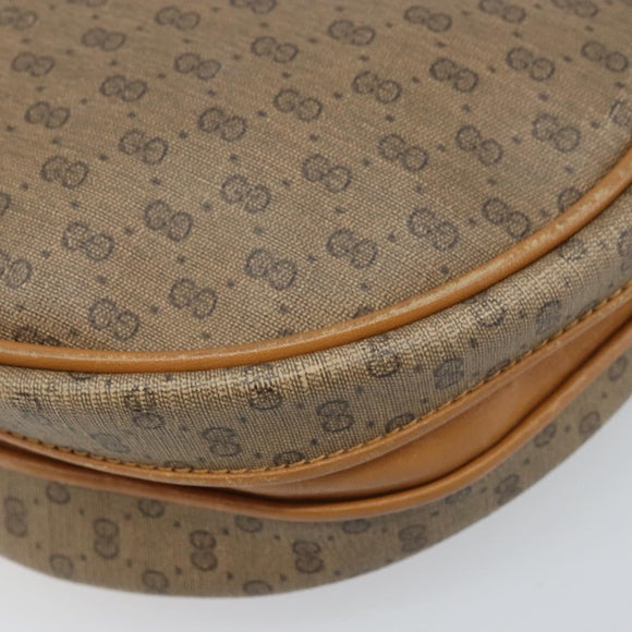GUCCI Micro GG Supreme Shoulder Bag PVC Beige Gold 007 115 5575 Auth 173919