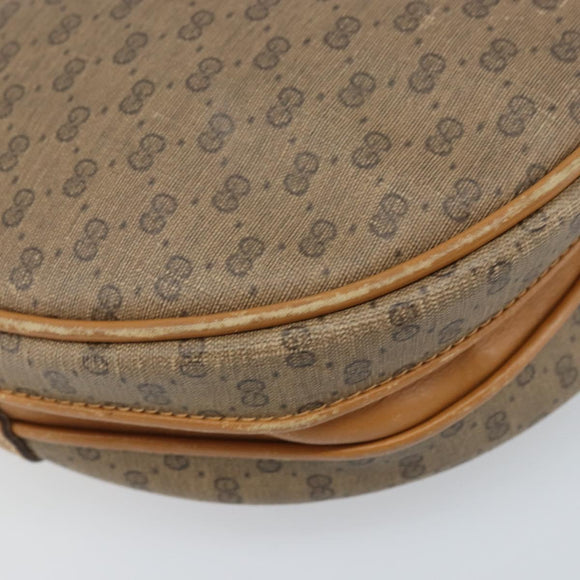 GUCCI Micro GG Supreme Shoulder Bag PVC Beige Gold 007 115 5575 Auth 173919