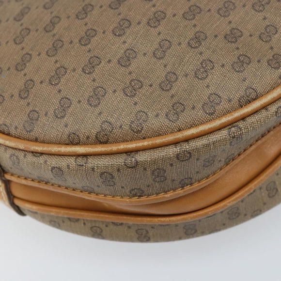 GUCCI Micro GG Supreme Shoulder Bag PVC Beige Gold 007 115 5575 Auth 173919