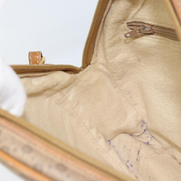 GUCCI Micro GG Supreme Shoulder Bag PVC Beige Gold 007 115 5575 Auth 173919