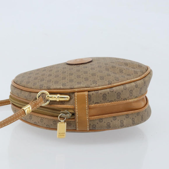 GUCCI Micro GG Supreme Shoulder Bag PVC Beige Gold 007 115 5575 Auth 173919