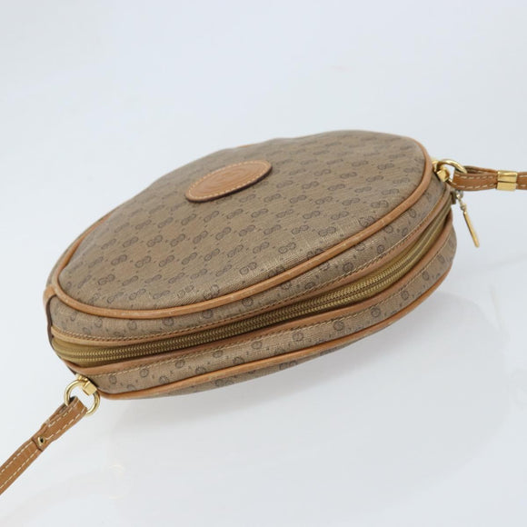 GUCCI Micro GG Supreme Shoulder Bag PVC Beige Gold 007 115 5575 Auth 173919