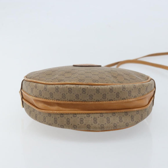 GUCCI Micro GG Supreme Shoulder Bag PVC Beige Gold 007 115 5575 Auth 173919