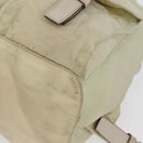 PRADA Backpack Nylon Ivory Silver Auth 173920-18
