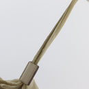 PRADA Backpack Nylon Ivory Silver Auth 173920-10