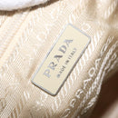 PRADA Backpack Nylon Ivory Silver Auth 173920-26
