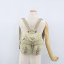 PRADA Backpack Nylon Ivory Silver Auth 173920-32