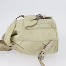 PRADA Backpack Nylon Ivory Silver Auth 173920-4