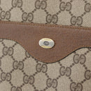 GUCCI GG Supreme Web Sherry Line Tote Bag PVC Beige Red 39 02 003 Auth 173923-17