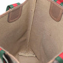 GUCCI GG Supreme Web Sherry Line Tote Bag PVC Beige Red 39 02 003 Auth 173923-19